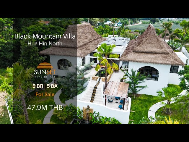 DESIGNER POOL VILLA FOR SALE | BLACK MOUNTAIN, HUA HIN