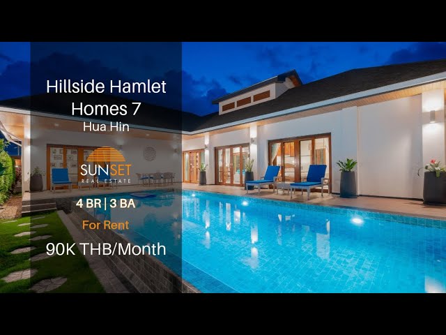 LUXURY 4-BED POOL VILLA FOR RENT – AVAILABLE OCTOBER 2025