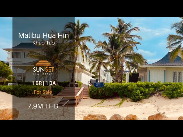 MALIBU HUA HIN | BEACHFRONT & PET-FRIENDLY CONDO FOR SALE