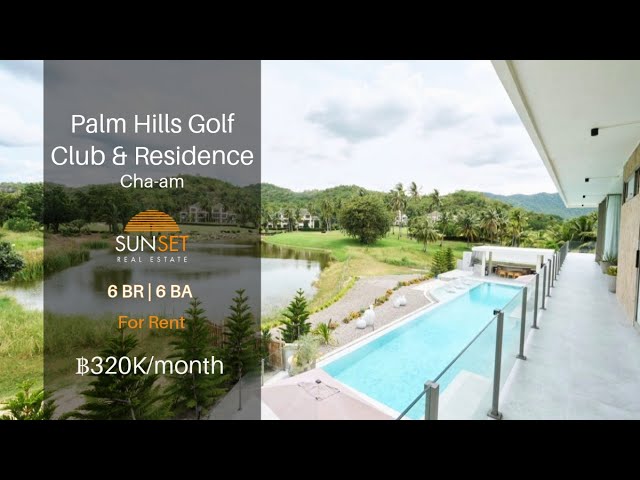 PALM HILLS | NEW LUXURY POOL VILLA ON THE GOLF COURSE FOR RENT