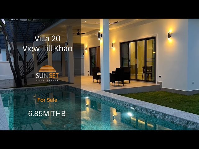 VILLA 20 by View Till Khao - Pool Villa for Sale 6.85M THB - Hua Hin, Thailand